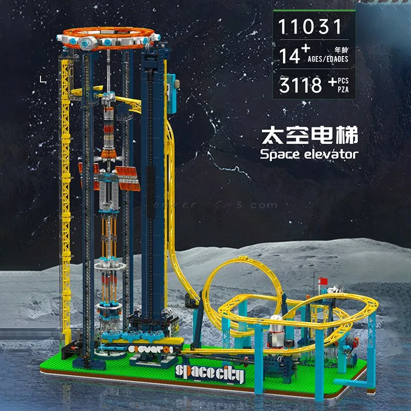 Space Elevator Electric Remote Control Building Set Space Elevator Electric Remote Control Building Set