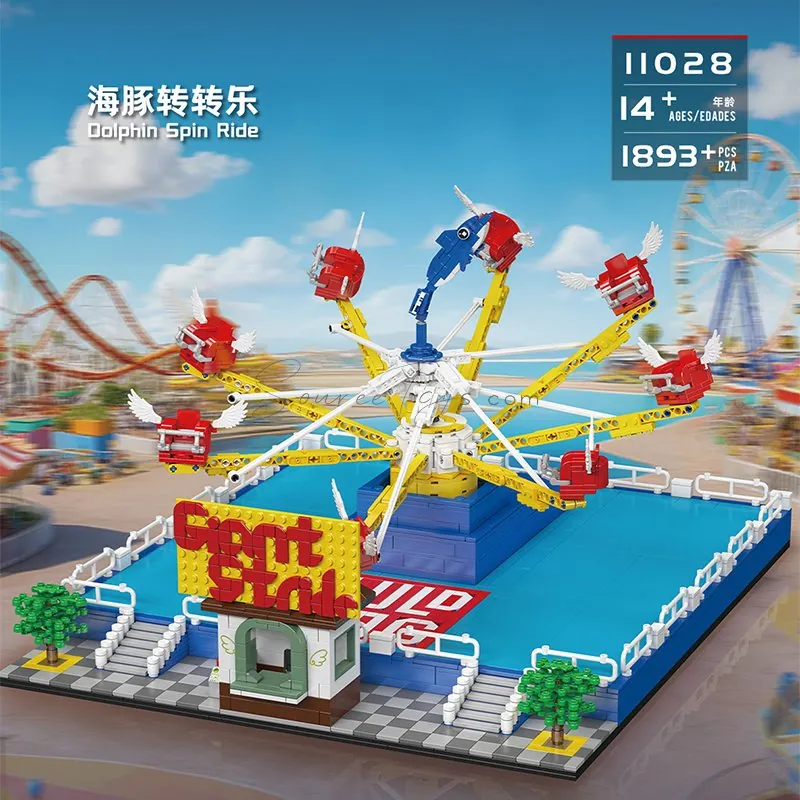 Electric Remote Control Dolphin Carousel Dreamland Series Electric Remote Control Dolphin Carousel Dreamland Series
