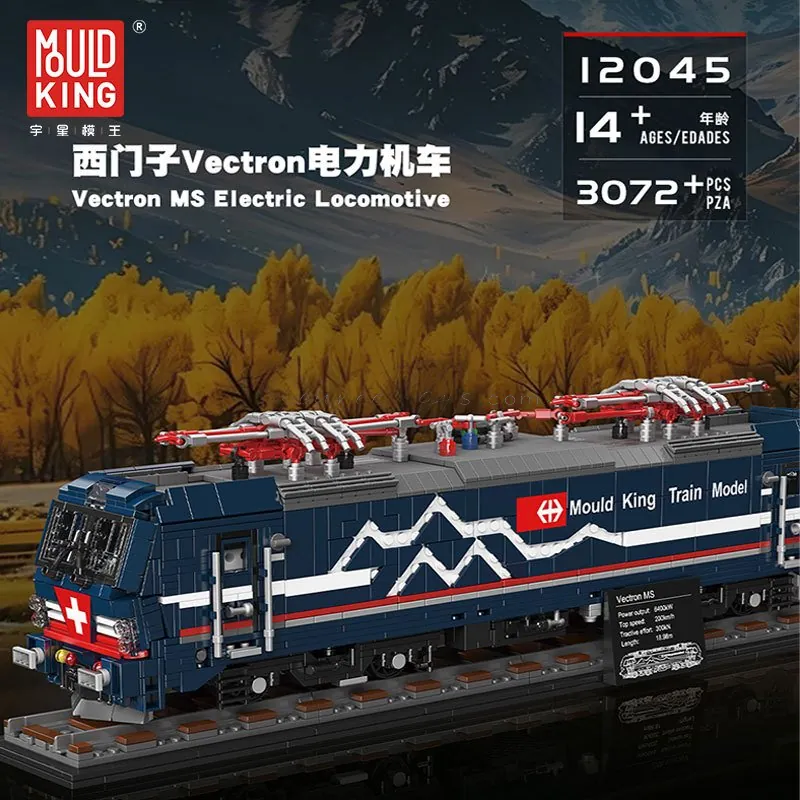 Siemens Vectron Electric Locomotive Building Blocks Set Siemens Vectron Electric Locomotive Building Blocks Set