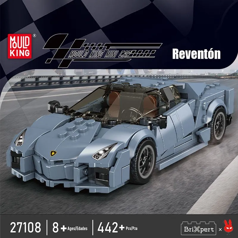 8-Car Display Case Set  Building Blocks