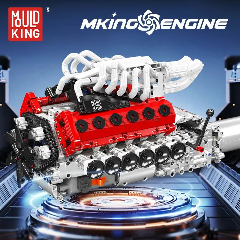 V12 Engine Building Blocks Set V12 Engine Building Blocks Set