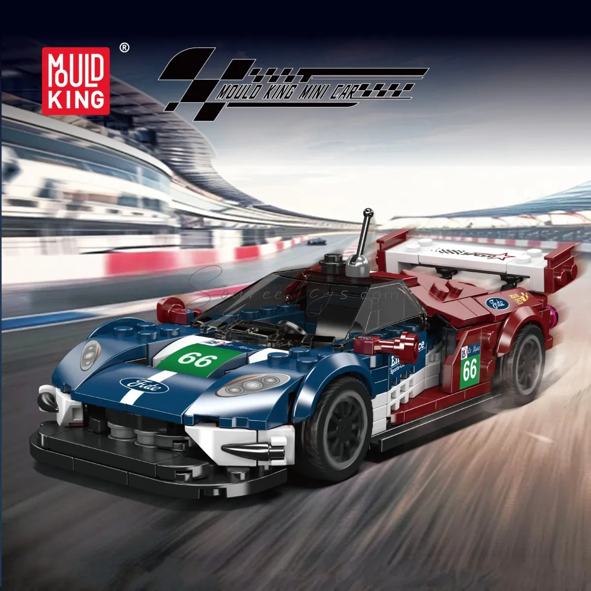 8-Car Display Case Set Endurance Racing Car Building Blocks 8-Car Display Case Set Endurance Racing Car Building Blocks