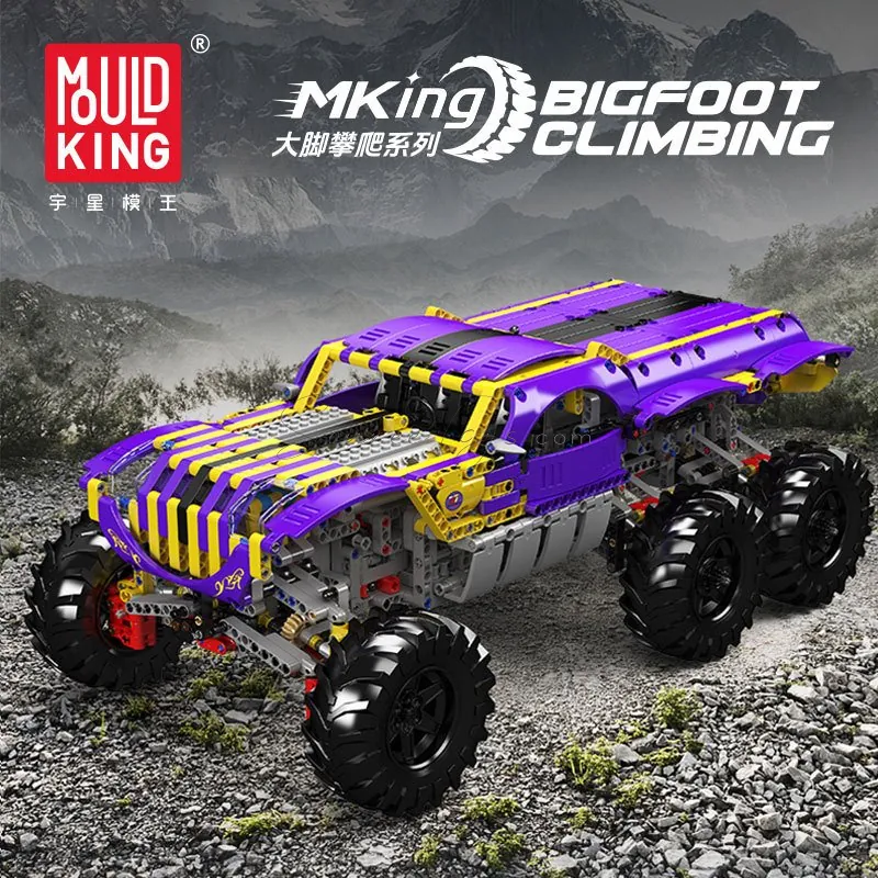 Purple Gold Tiger Climbing Car Building Blocks Purple Gold Tiger Climbing Car Building Blocks