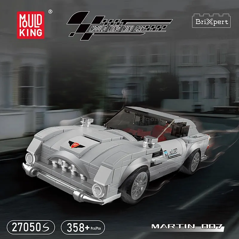 Mini Car Building Blocks 007 with Display Box Set (8 Studs) Mini Car Building Blocks 007 with Display Box Set (8 Studs)