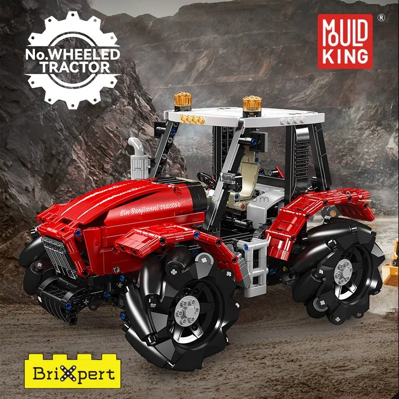 Mecanum Wheel Tractor Building Blocks Set (1392 PCS)