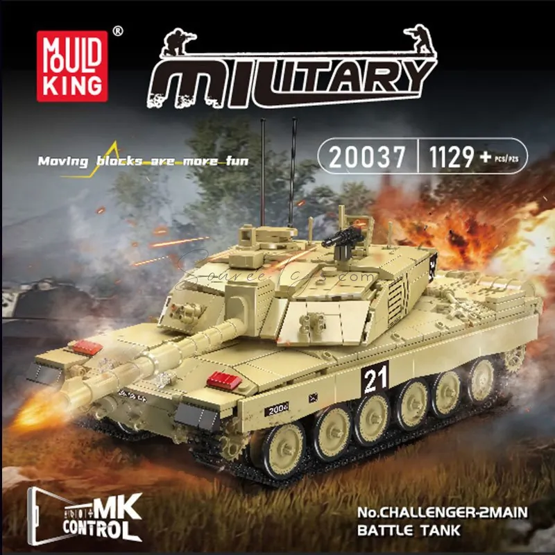 Challenger 2 Main Battle Tank (Electric APP Control) 1129 PCS Challenger 2 Main Battle Tank (Electric APP Control) 1129 PCS