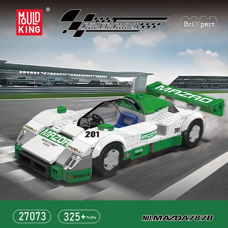 Rotary Engine Race Car Building Block Display Case Set (English Version) Rotary Engine Race Car Building Block Display Case Set (English Version)