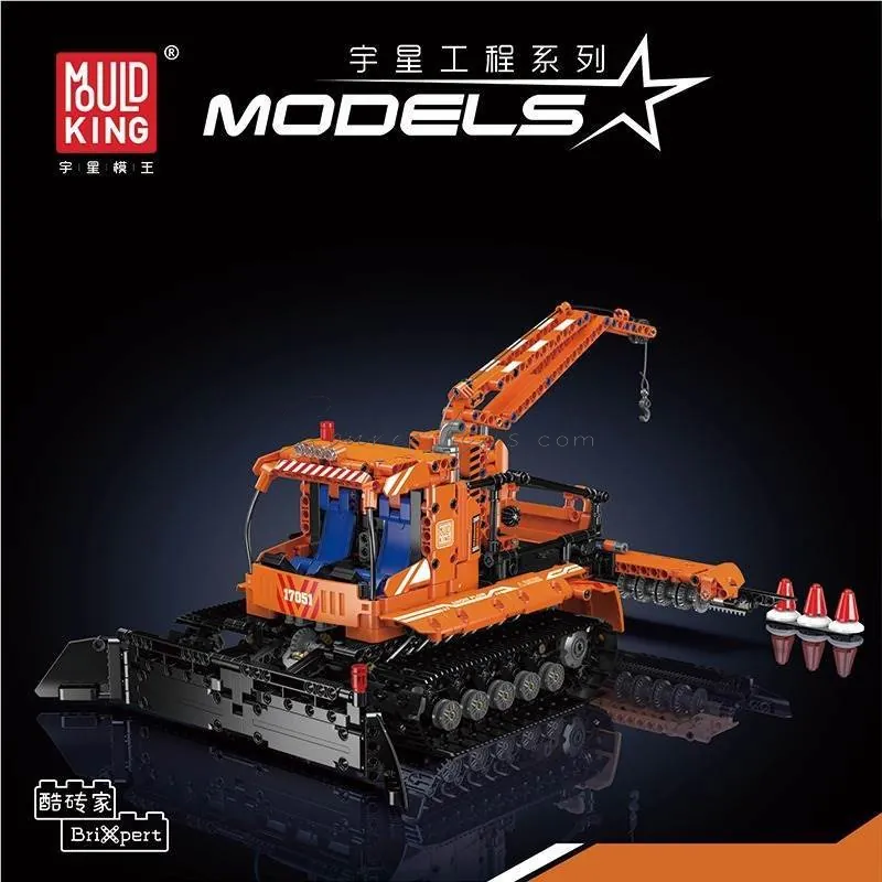 DIY Assembly Building Blocks Snow Engineering Vehicle, APP Version DIY Assembly Building Blocks Snow Engineering Vehicle, APP Version