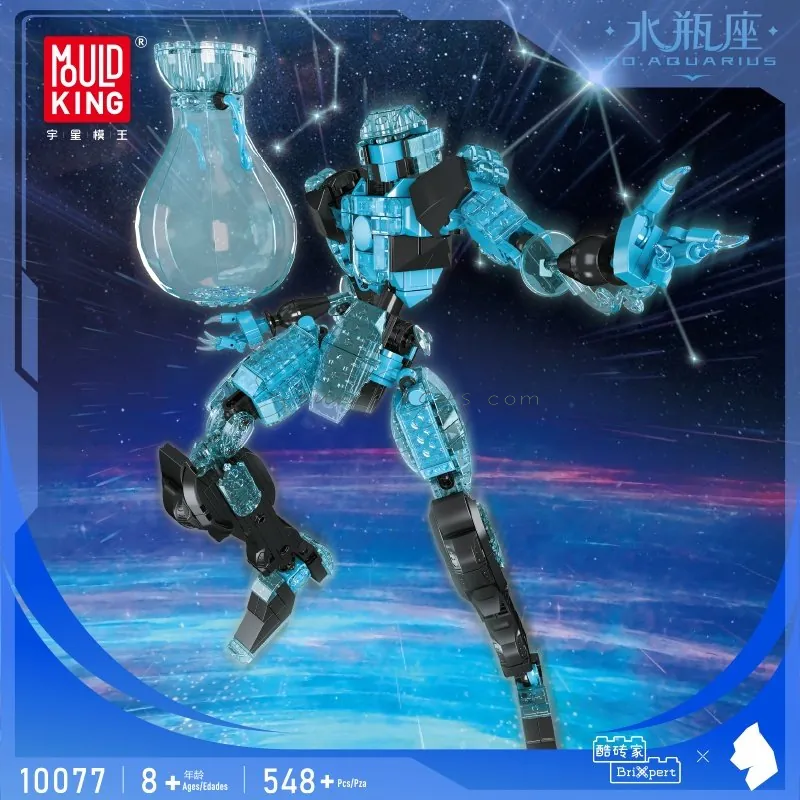 DIY Assembly Building Blocks Twelve Zodiac Series Aquarius (Standard Chinese-English Version) DIY Assembly Building Blocks Twelve Zodiac Series Aquarius (Standard Chinese-English Version)