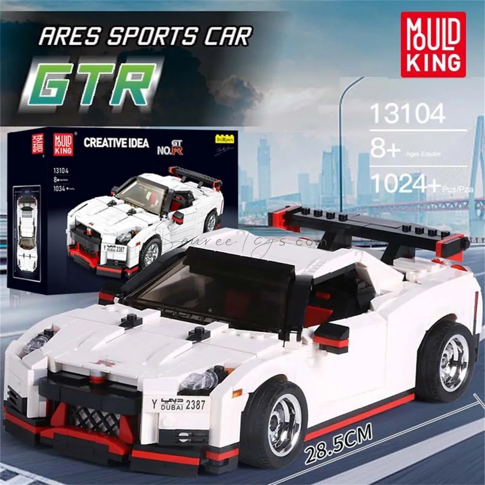 GTR Racing Car Building Blocks Static Model GTR Racing Car Building Blocks Static Model