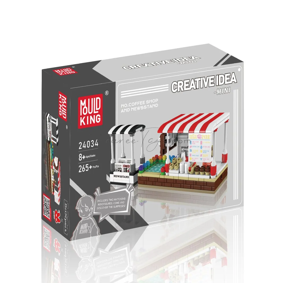DIY Assembly Building Blocks Cafe & Newsstand DIY Assembly Building Blocks Cafe & Newsstand