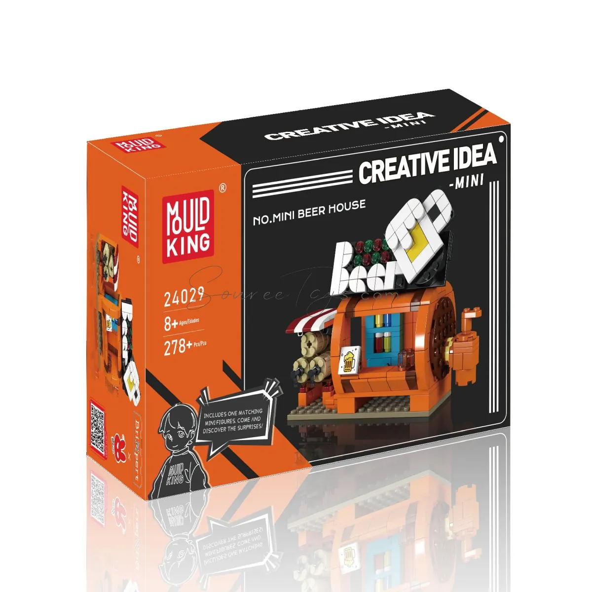 DIY Assembly Building Blocks Beer House