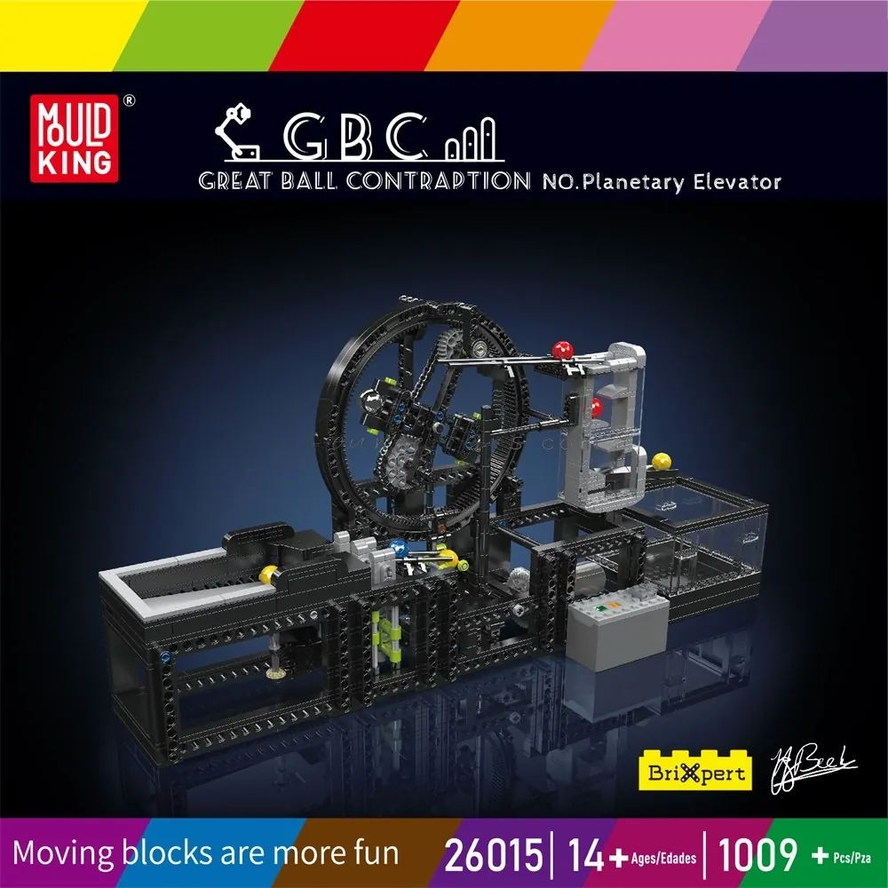 DIY Assembly Building Blocks Planetary Elevator