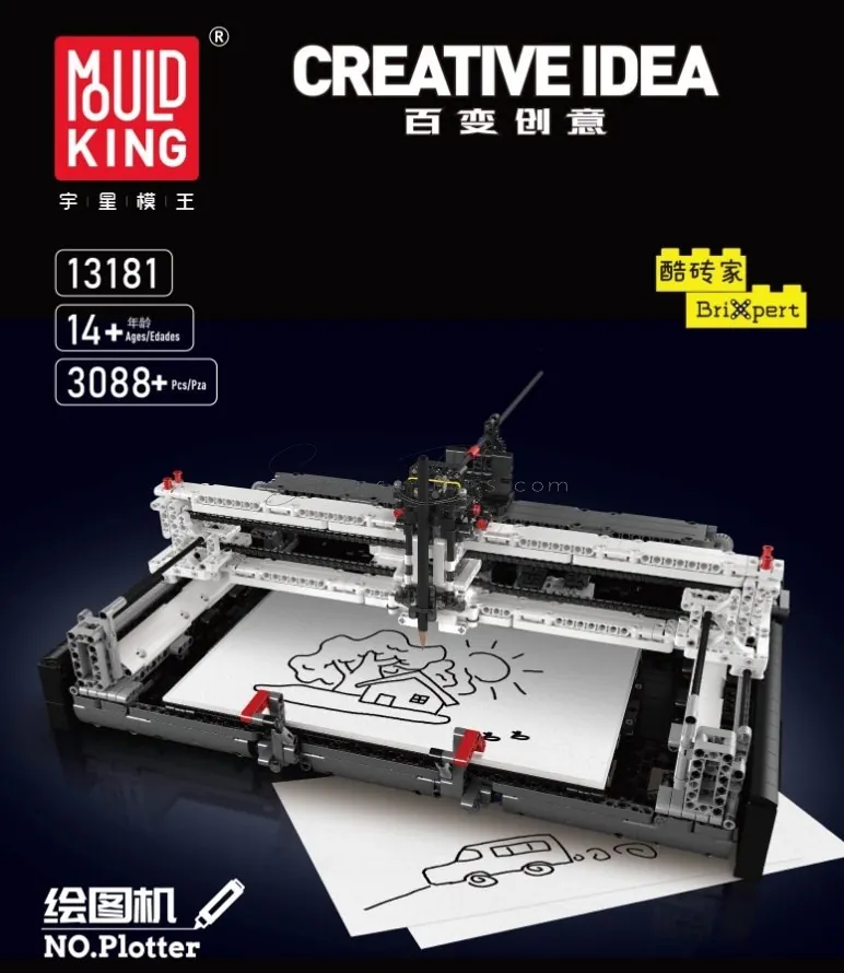 DIY Building Blocks Electric Programming Drawing Machine DIY Building Blocks Electric Programming Drawing Machine