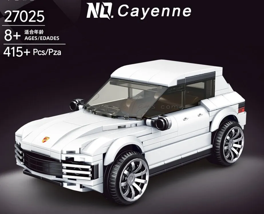DIY Assembly Building Blocks Cayenne 8-Grid Car Display Box Set (English Version) DIY Assembly Building Blocks Cayenne 8-Grid Car Display Box Set (English Version)
