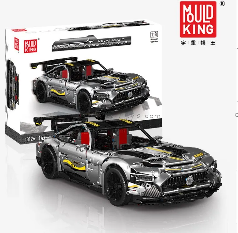 DIY Assembly Building Blocks AMG GT Quick Silver (English Version) DIY Assembly Building Blocks AMG GT Quick Silver (English Version)