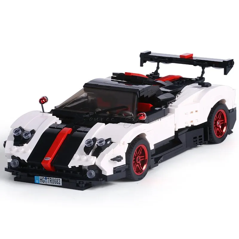 DIY Assembly Building Blocks Supercar Model Static Version DIY Assembly Building Blocks Supercar Model Static Version