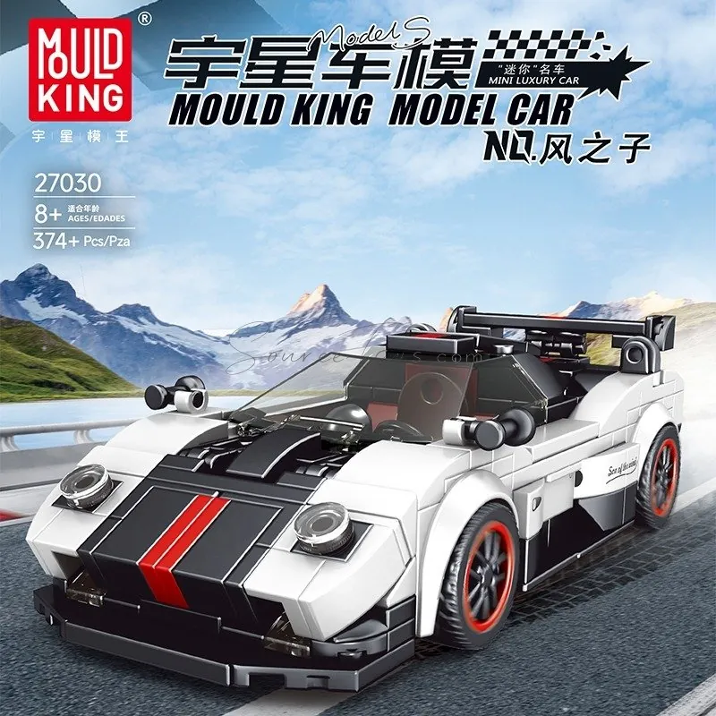 DIY Assembly Building Blocks 8-Grid Car Display Box Set DIY Assembly Building Blocks 8-Grid Car Display Box Set