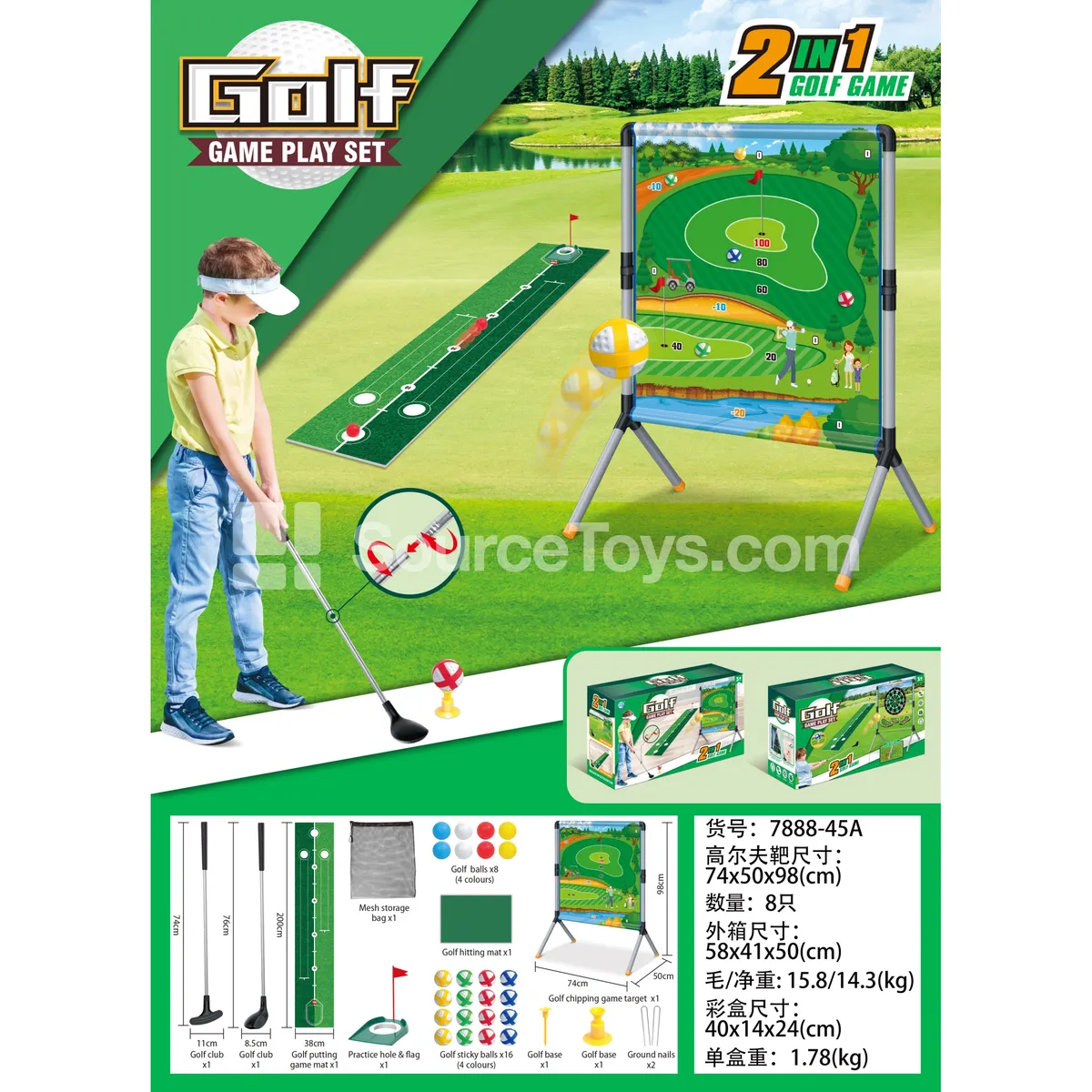 Golf Set with Stand