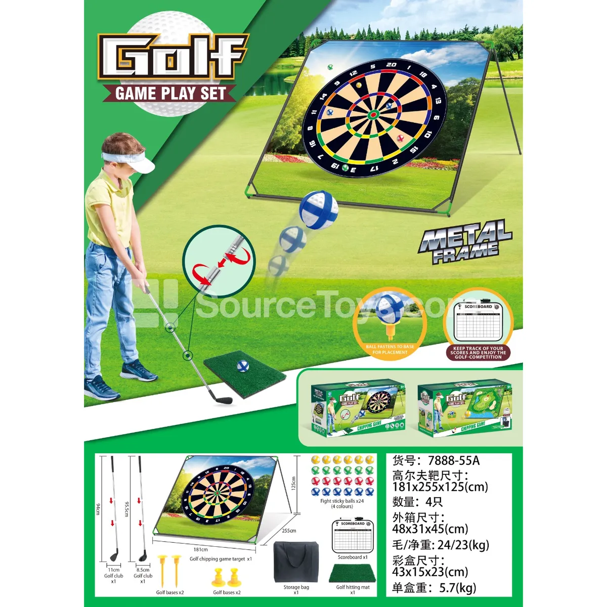 Golf Set with Iron Stand Golf Set with Iron Stand