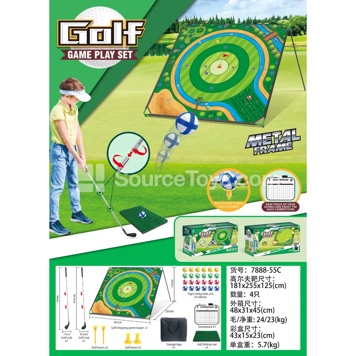 Golf Set with Iron Stand Golf Set with Iron Stand