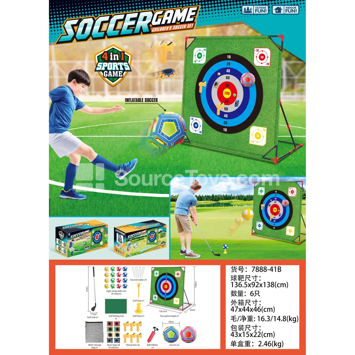 Number Ball Target Golf Set