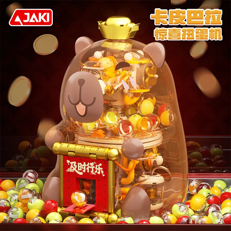 Educational Building Blocks Capybara Surprise Gacha Machine Educational Building Blocks Capybara Surprise Gacha Machine