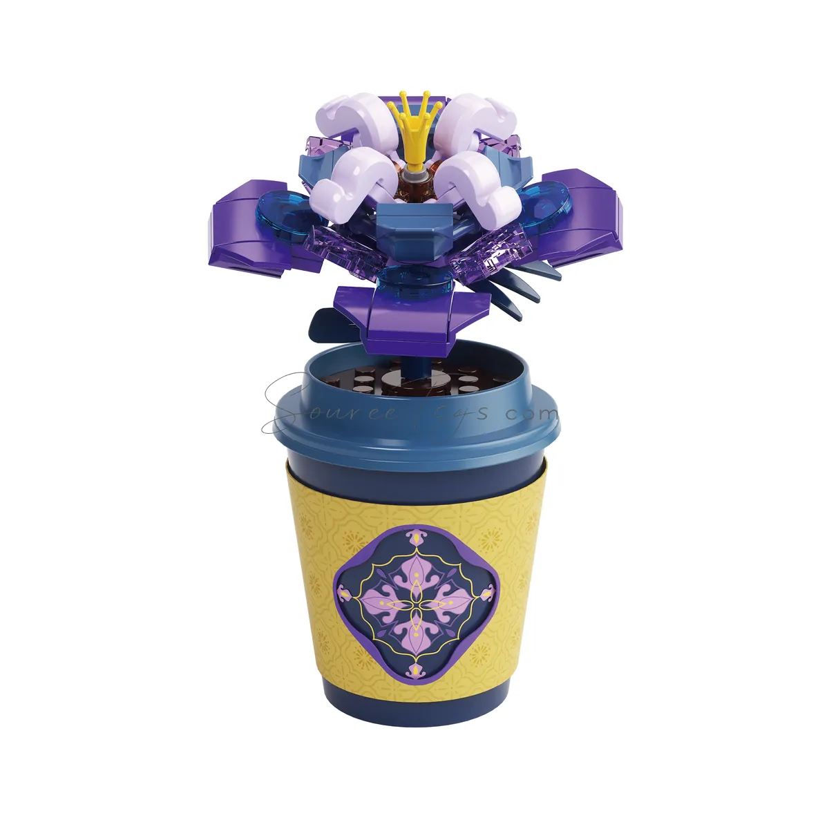 DIY Educational Building Blocks Chinese Poppy Cup DIY Educational Building Blocks Chinese Poppy Cup