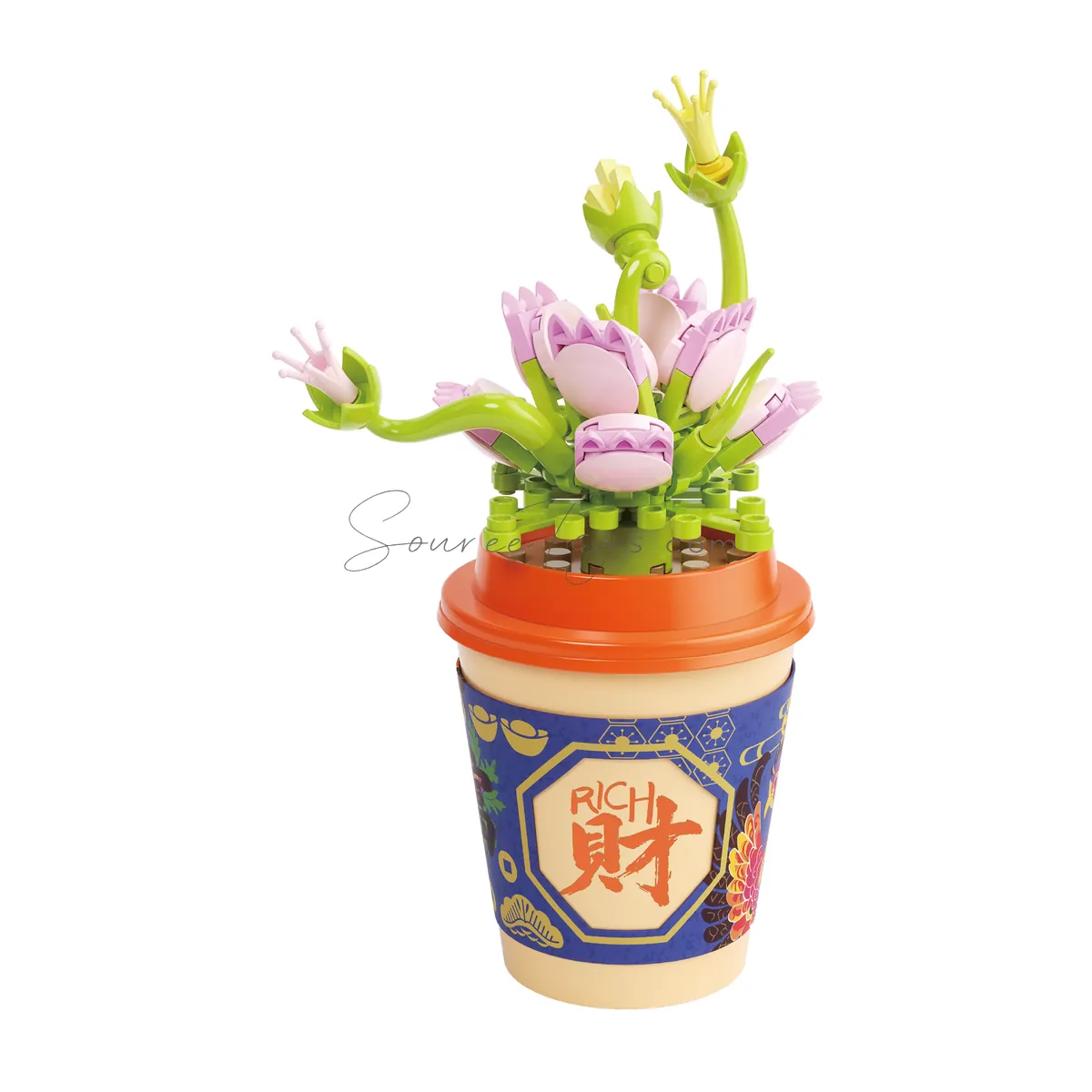 DIY Educational Building Blocks Prayer Cup Bear Cub DIY Educational Building Blocks Prayer Cup Bear Cub