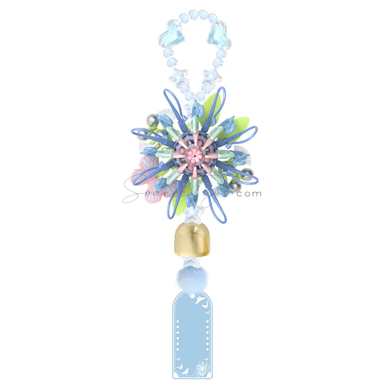 Peony Chrysanthemum Flower Model (Blue) Peony Chrysanthemum Flower Model (Blue)