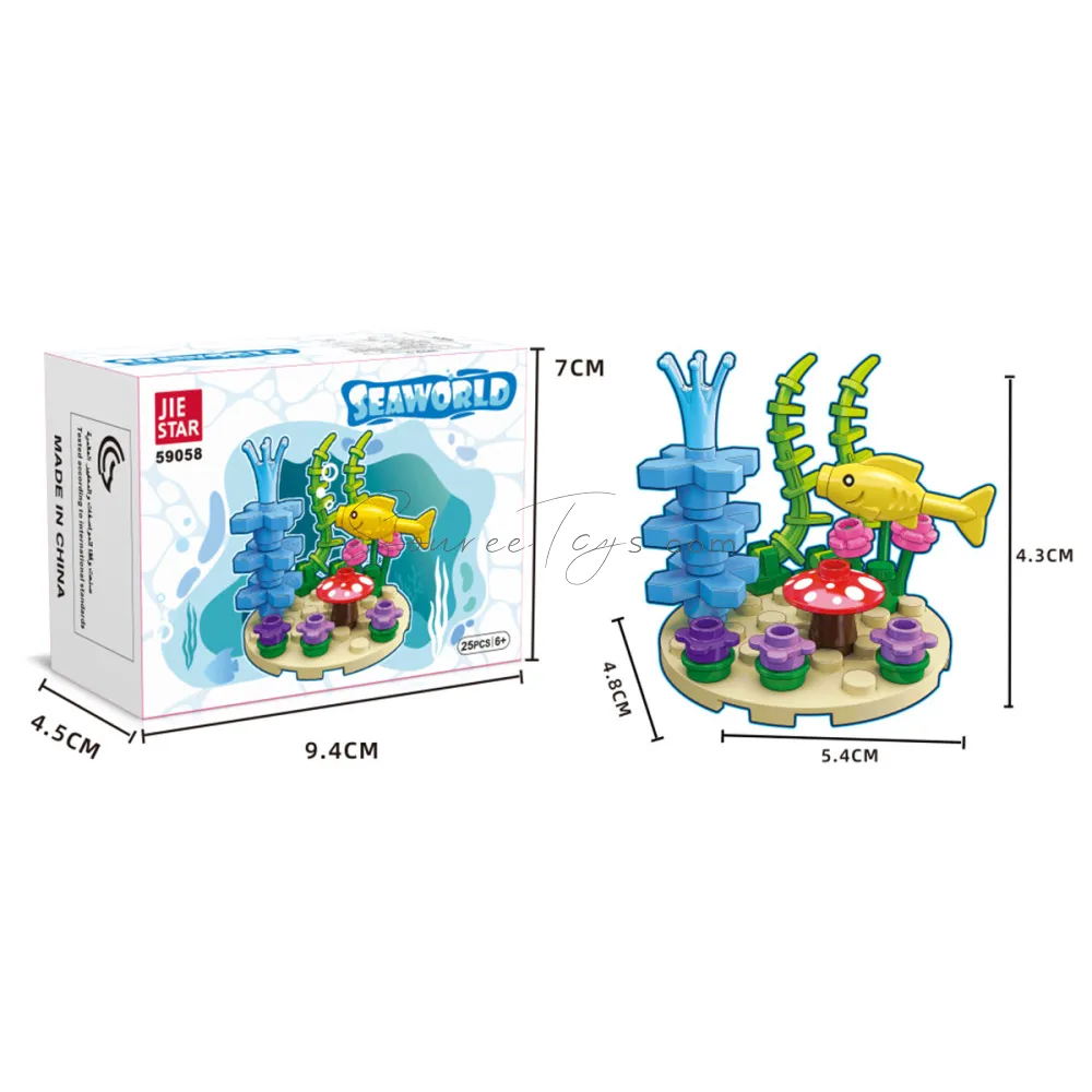 Underwater World Building Blocks Set Underwater World Building Blocks Set