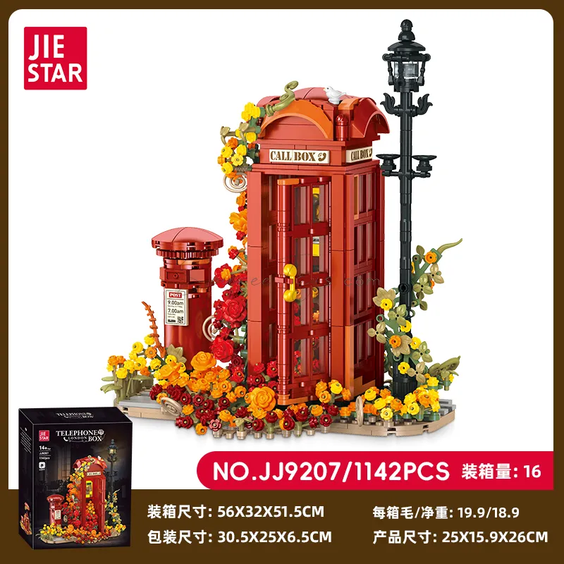 Telephone Booth with Light-up Pieces