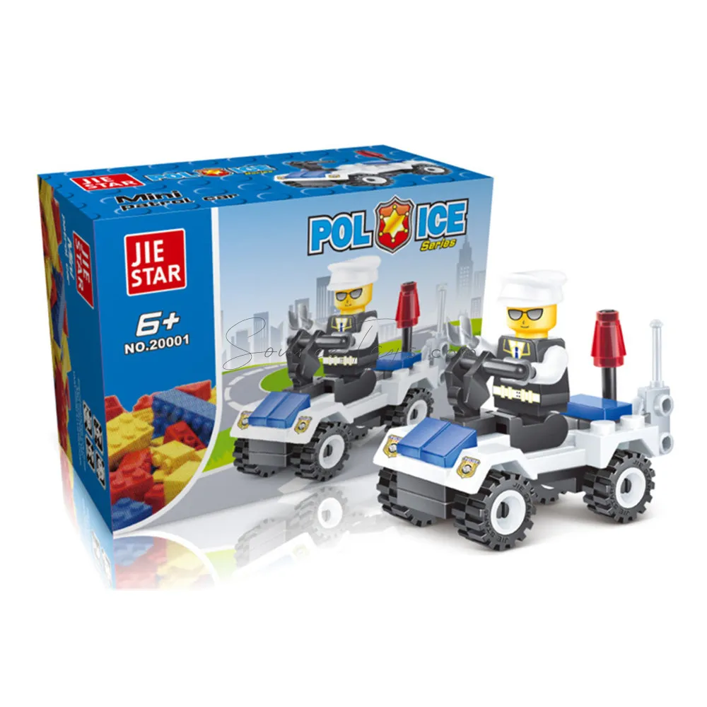 Police Patrol Car Building Blocks Police Patrol Car Building Blocks