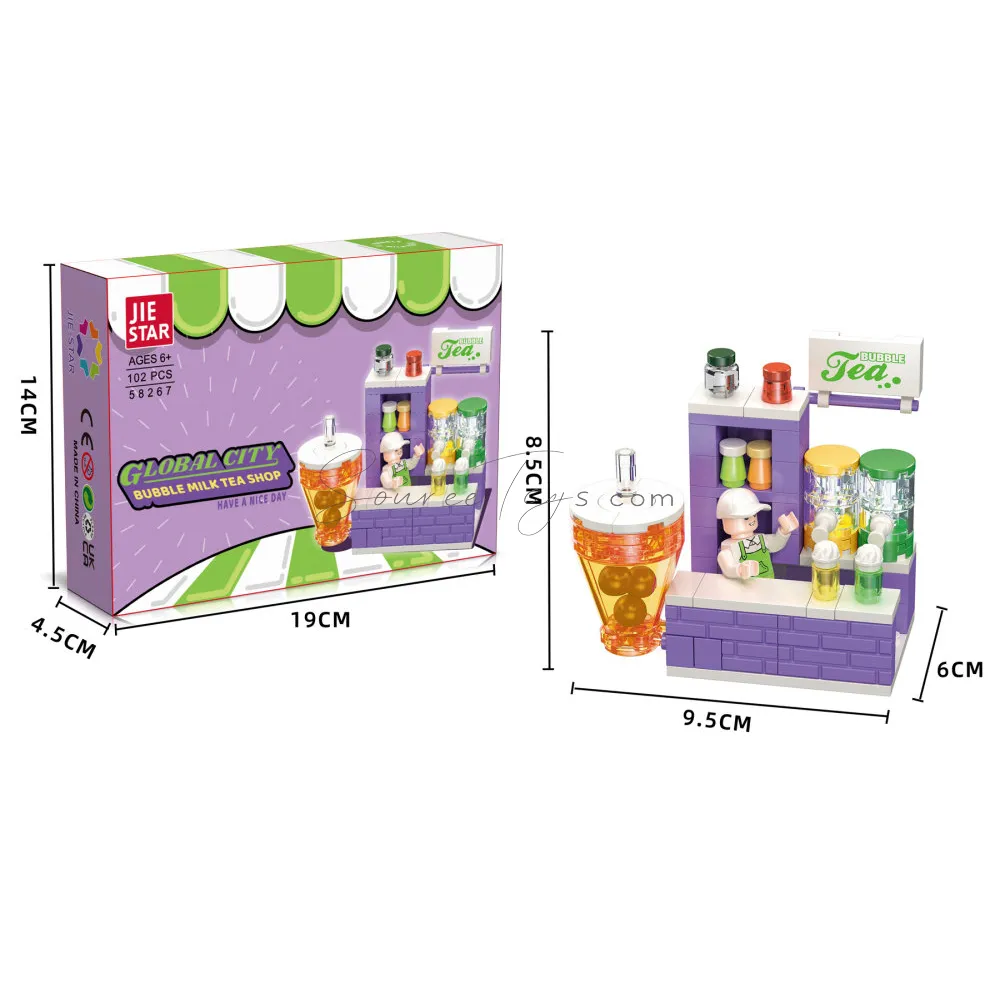Milk Tea Stall Building Blocks