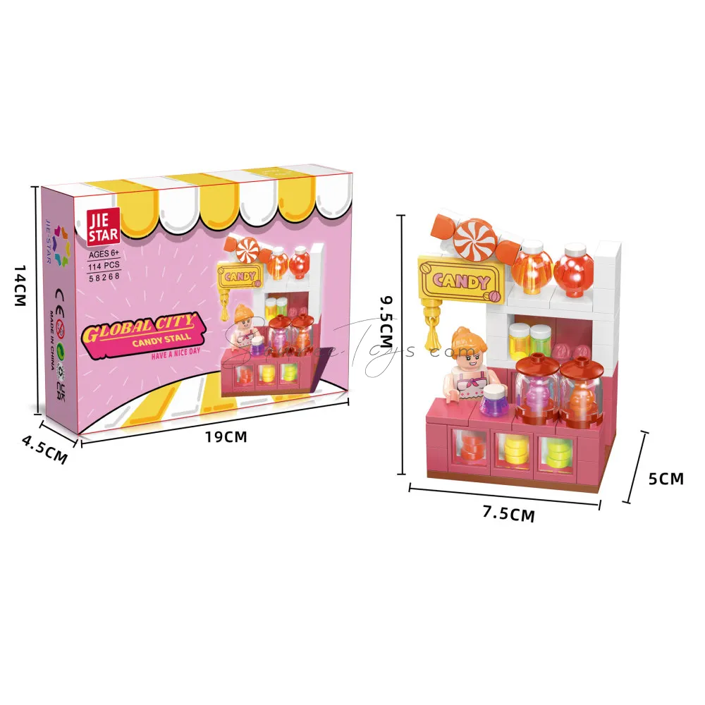 Candy Stall Building Blocks Set Candy Stall Building Blocks Set