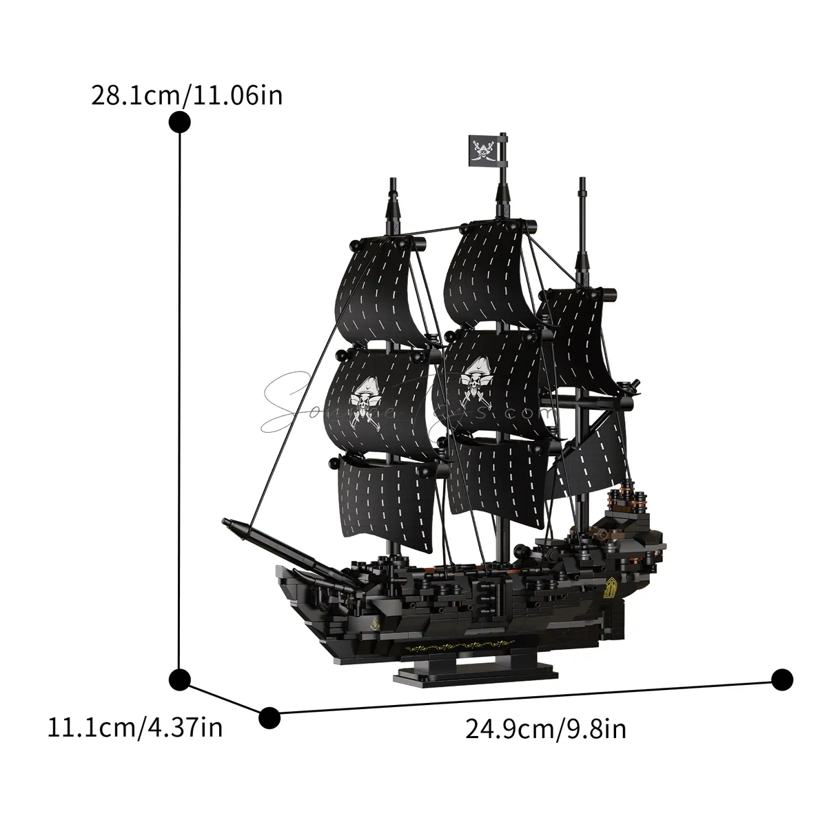 Dark Pearl Building Blocks 768pcs Dark Pearl Building Blocks 768pcs