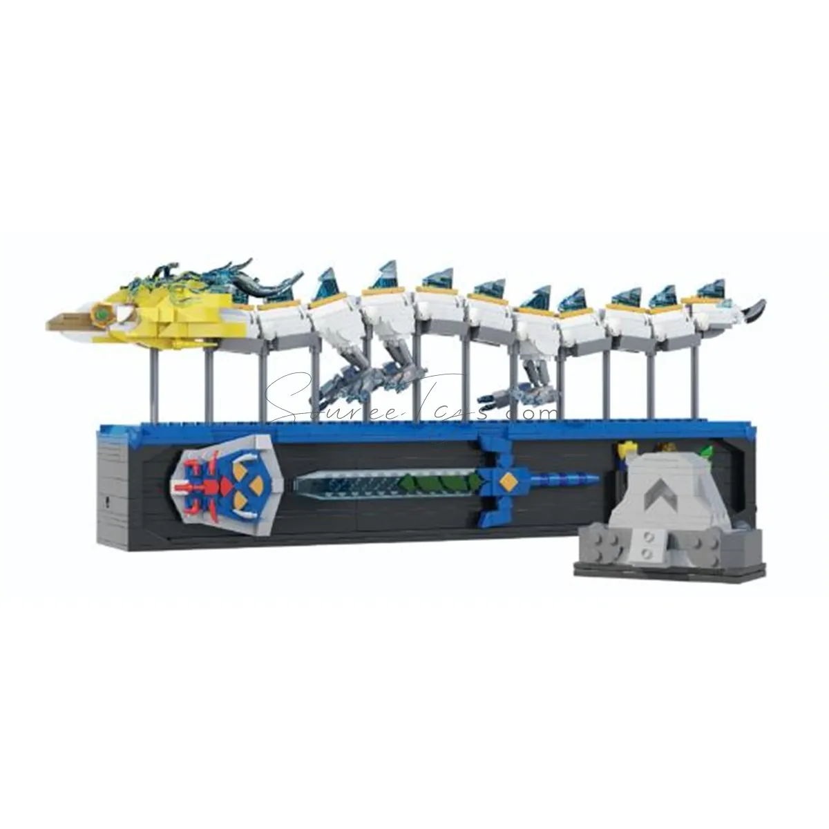 White Dragon Building Blocks Set White Dragon Building Blocks Set