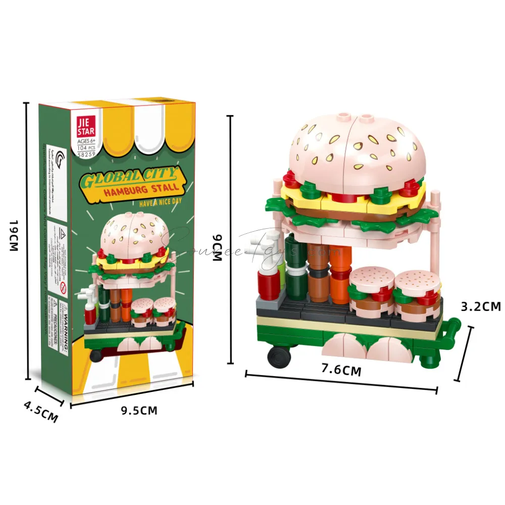 Hamburger Stand Building Set Hamburger Stand Building Set