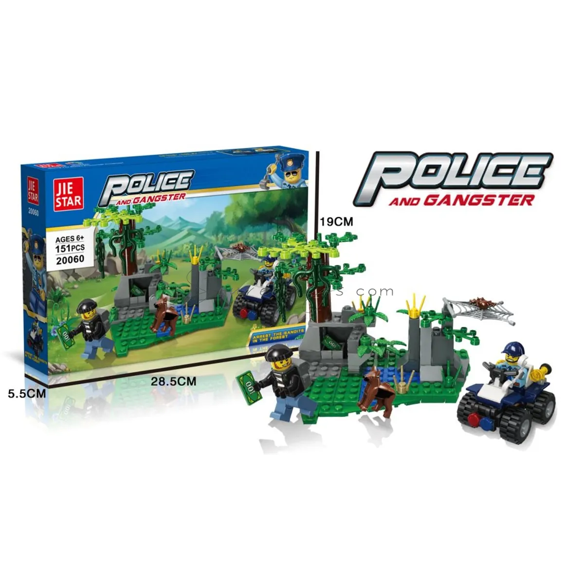 Forest Criminal Chase Building Blocks Forest Criminal Chase Building Blocks