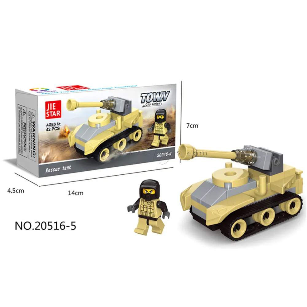 Rescue Tank Building Blocks