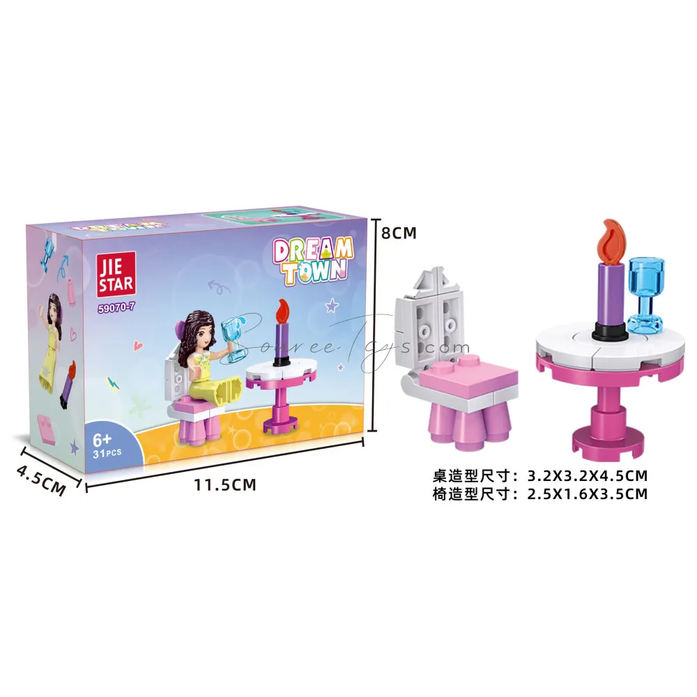 Girls Building Blocks Set Girls Building Blocks Set