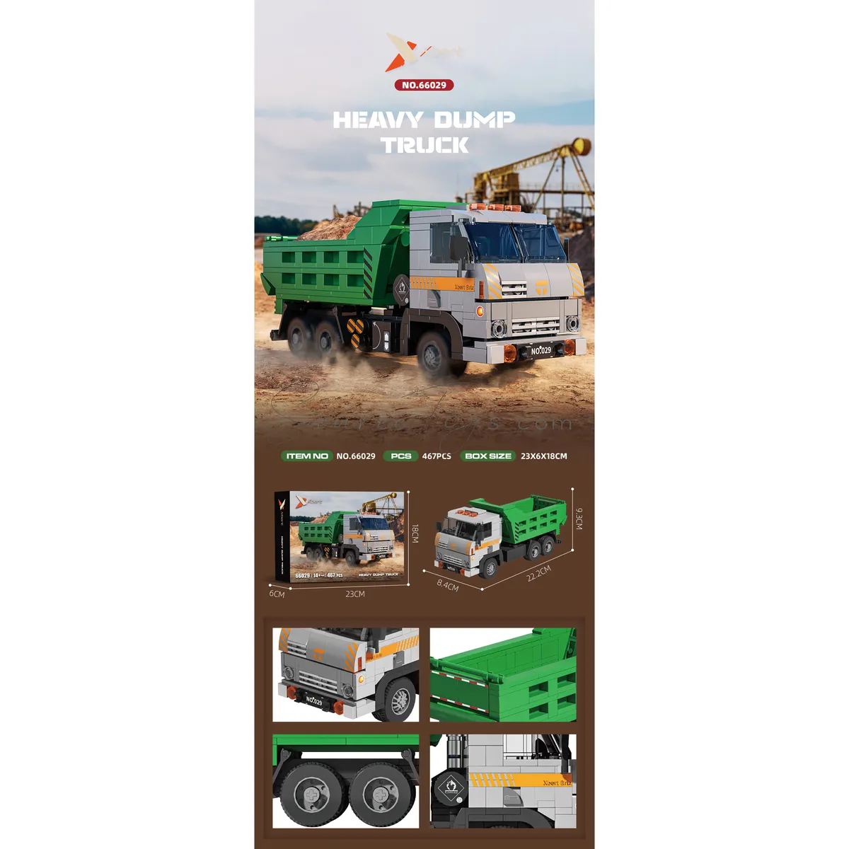 Heavy Dump Truck Retro European Style Heavy Dump Truck Retro European Style