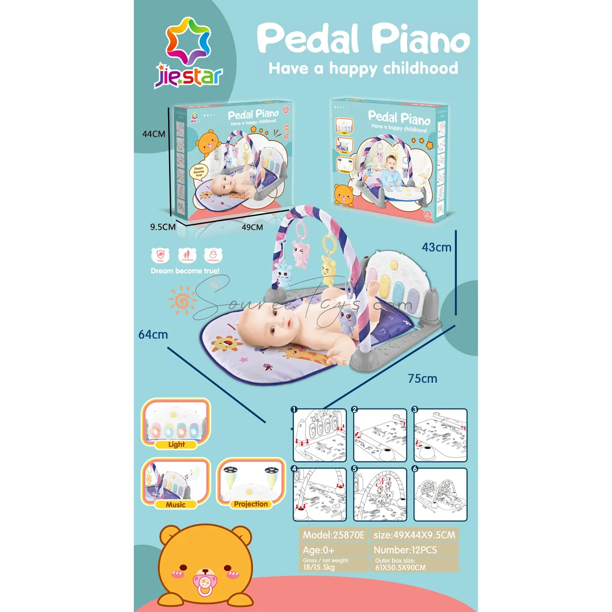 Foot Piano (New Colors)