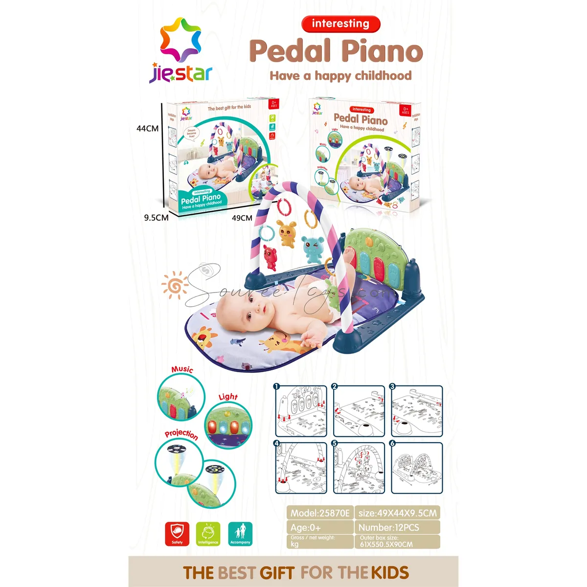 Foot Piano, Regular Colors