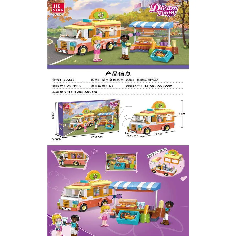 Mobile Bakery Pretend-Play Set Multilingual Packaging Mobile Bakery Pretend-Play Set Multilingual Packaging
