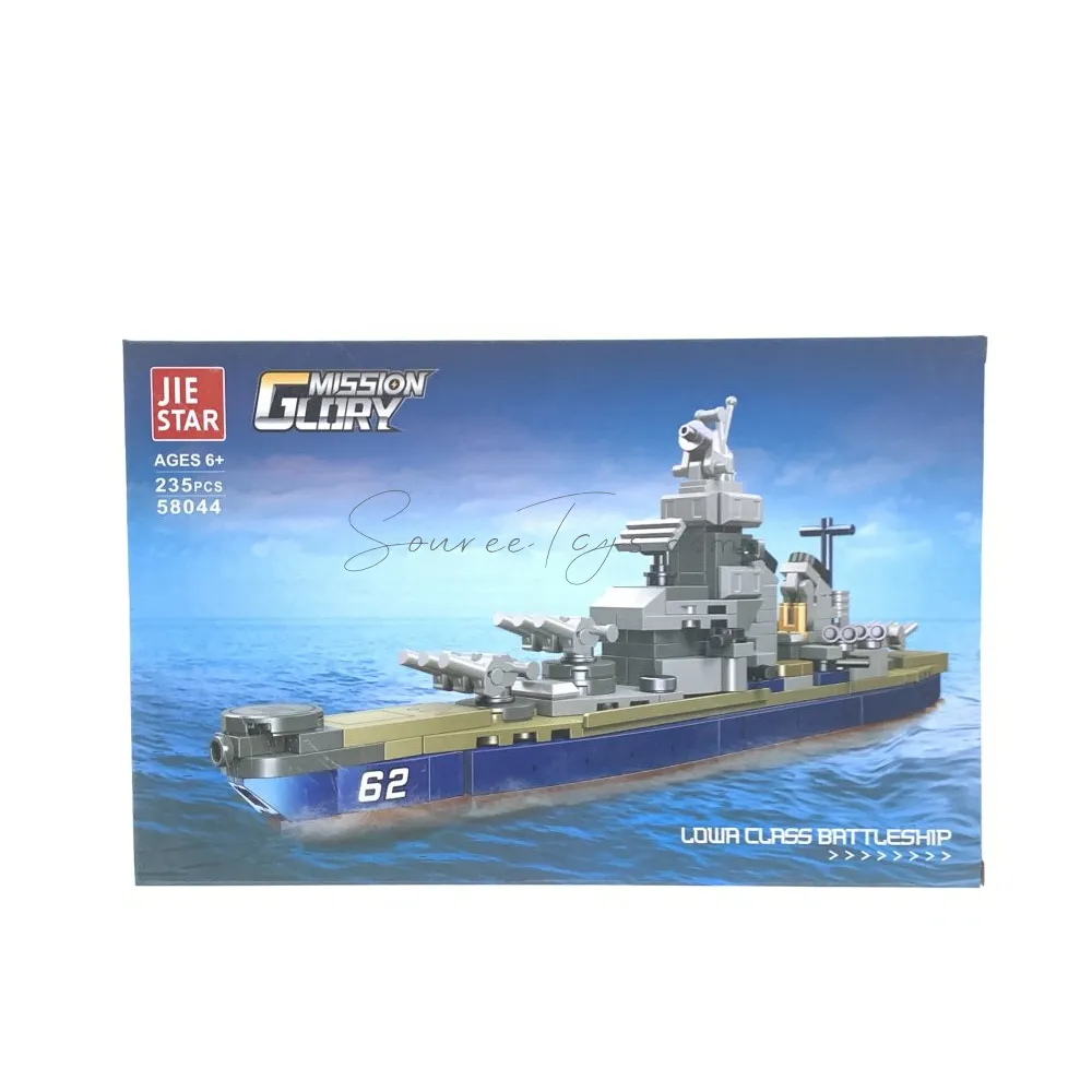 Iowa-Class Battleship Building Blocks Set Iowa-Class Battleship Building Blocks Set
