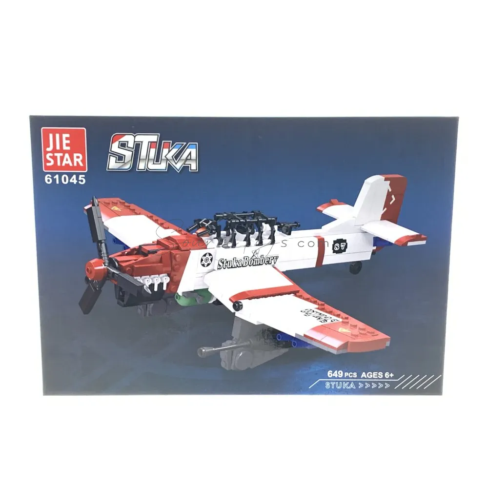Junkers Bomber Building Blocks Set Junkers Bomber Building Blocks Set