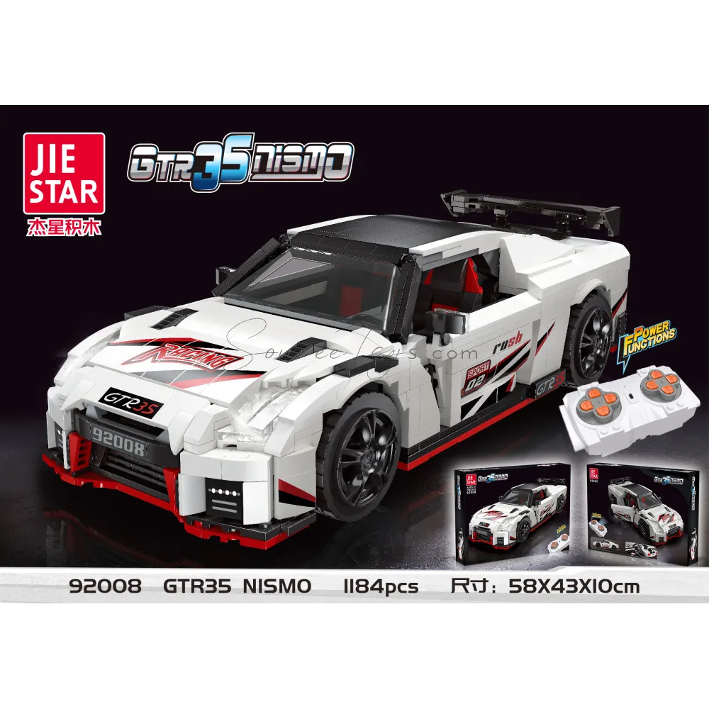 1:14 GTR35 NISMO RC Car with Building Blocks 1:14 GTR35 NISMO RC Car with Building Blocks