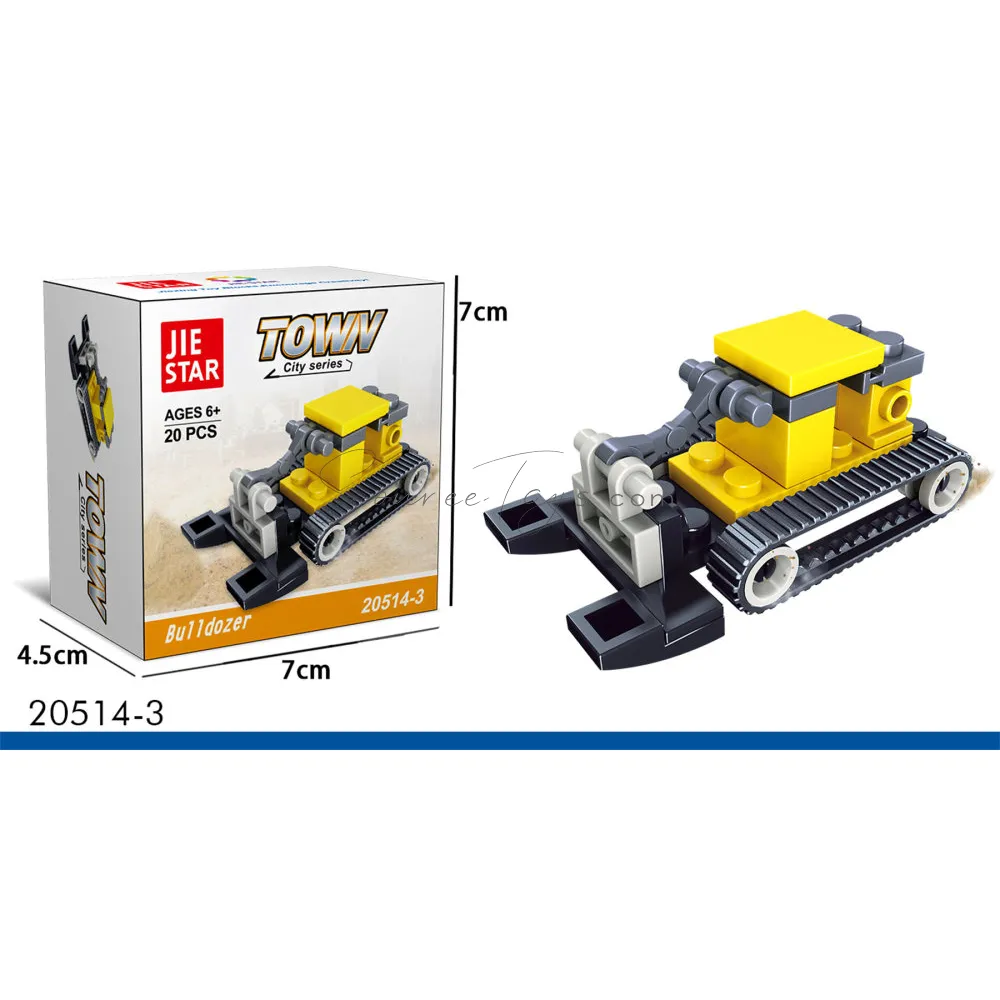 Bulldozer Building Blocks Set Bulldozer Building Blocks Set