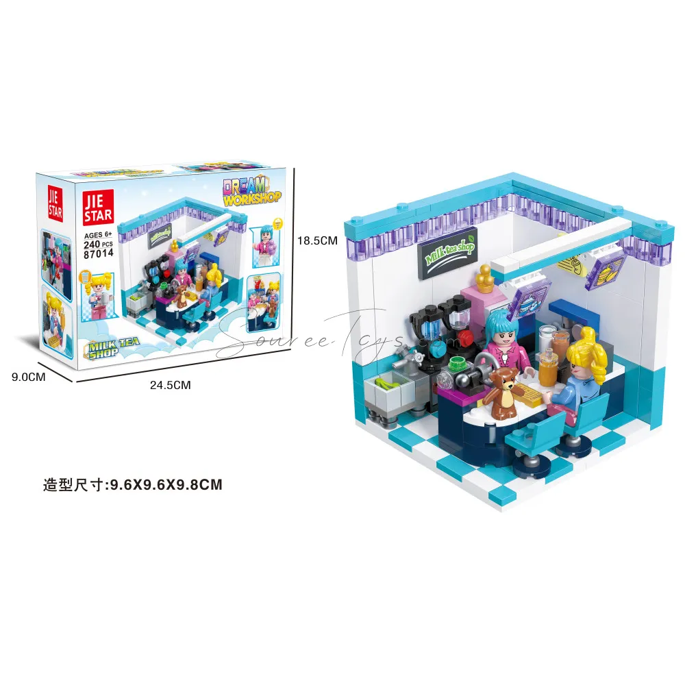 Milk Tea Shop Building Blocks Set Milk Tea Shop Building Blocks Set
